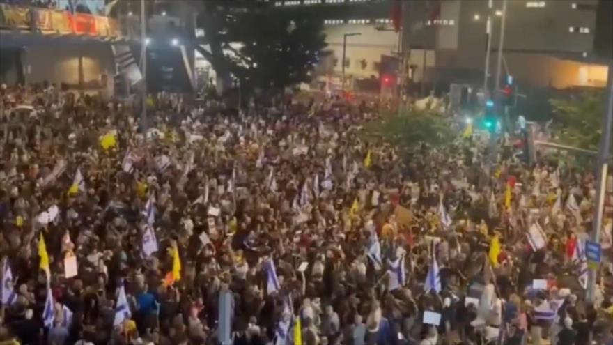 Vídeo: Miles de personas protestan contra Netanyahu | HISPANTV