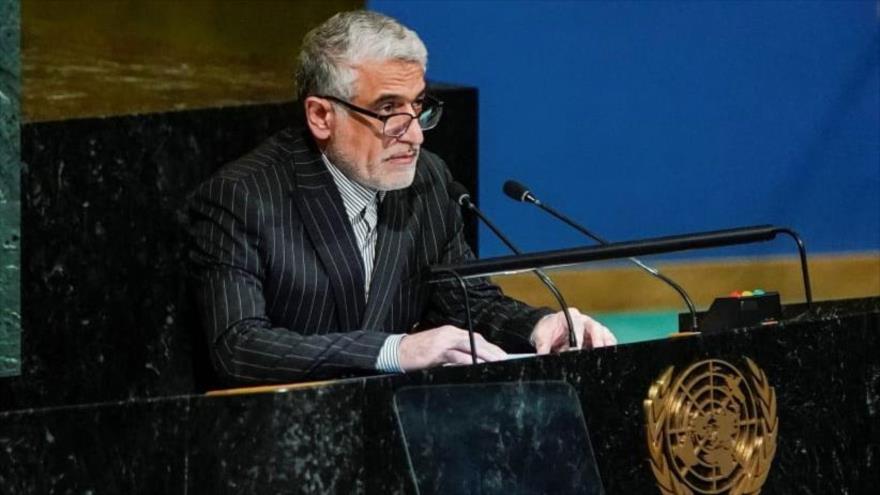 El representante permanente de Irán ante la Organización de las Naciones Unidas (ONU), Amir Said Iravani.