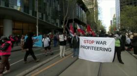 En Australia y Reino Unido protestan contra crímenes de Israel en Gaza