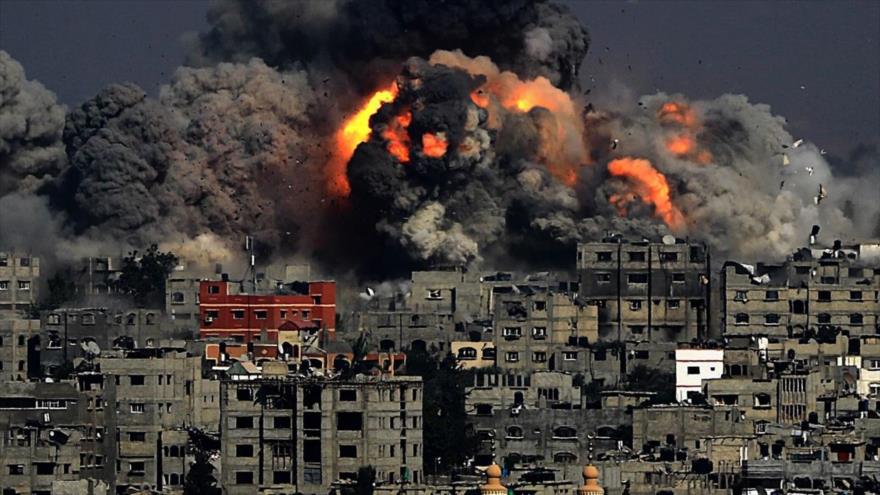 Un bombardeo israelí contra la Franja de Gaza. (Foto: Getty Images)