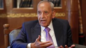 El Líbano no cederá ni un ápice de su suelo, afirma Nabih Berri