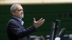 Presidente Pezeshkian dice que defenderá al pueblo iraní en la ONU