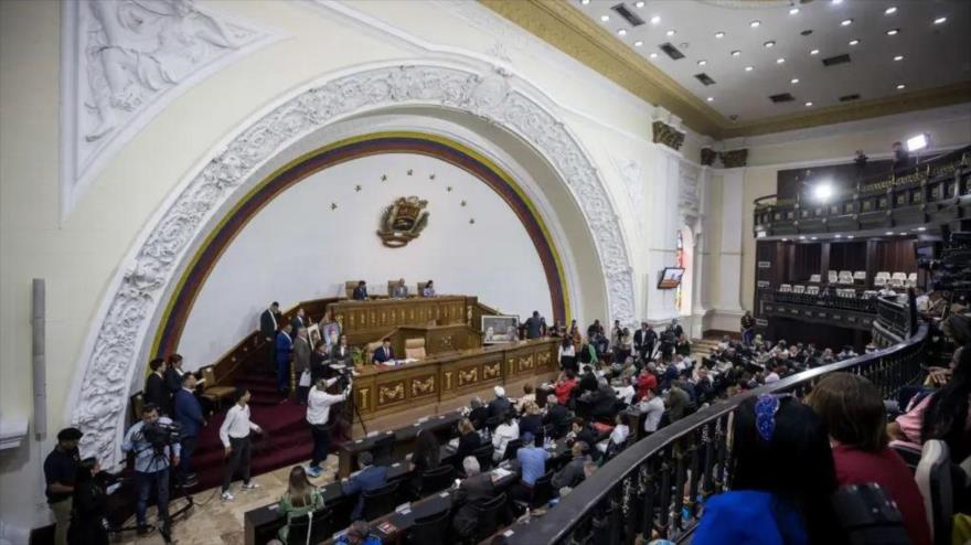 Una sesión abierta de la Asamblea Nacional de veenzuela.