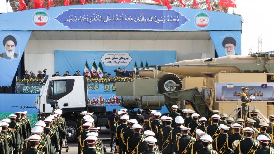 Desfile de las Fuerzas Armadas iraníes en el 44.º aniversario de la Semana de la Defensa Sagrada, Teherán, 21 de septiembre de 2024.