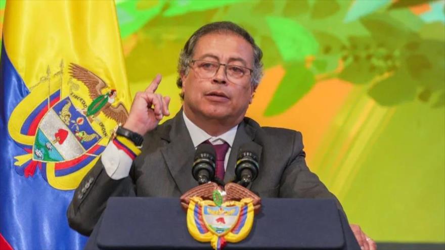 El presidente de Colombia, Gustavo Petro, en la instalación de las sesiones ordinarias del Congreso en Bogotá, 21 de septiembre de 2024. Foto: EFE