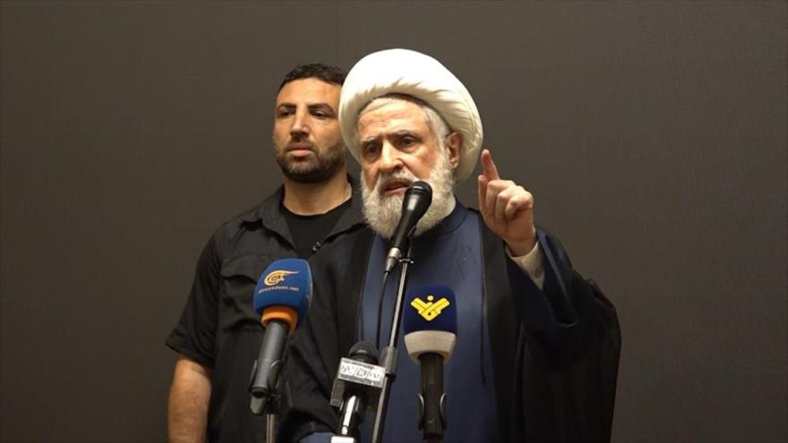 El vicesecretario general de Hezbolá, el sheij Naim Qasem.