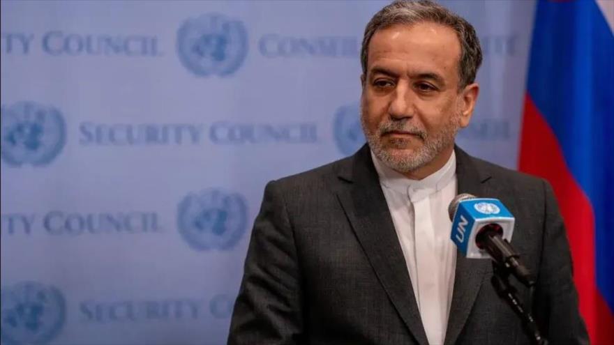 El canciller iraní, Abás Araqchi, en la sede de la ONU, Nueva York, 25 de septiembre de 2024.