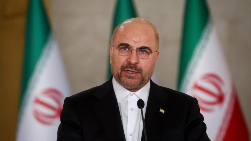 El presidente del Parlamento de Irán, Mohammad Baqer Qalibaf.
