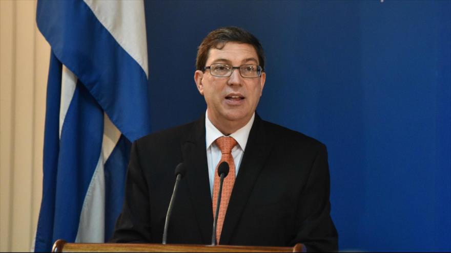 El canciller cubano, Bruno Rodríguez.