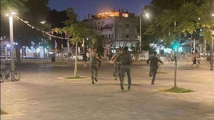 Un tiroteo en Tel Aviv, 1 de octubre de 2024.