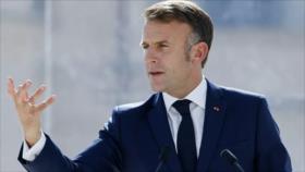 Macron insta a detener envío de armas a Israel para su uso en Gaza