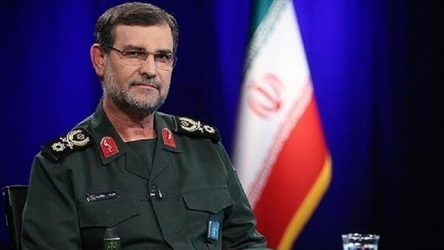 El comandante de la Fuerza Naval del CGRI de Irán, el contralmirante Alireza Tangsiri.