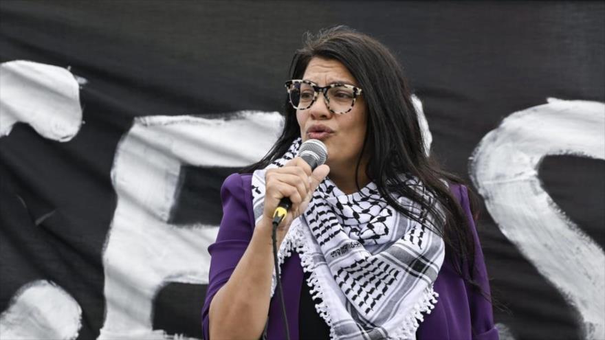 Rashida Tlaib, legisladora de origen palestino en el Congreso de Estados Unidos