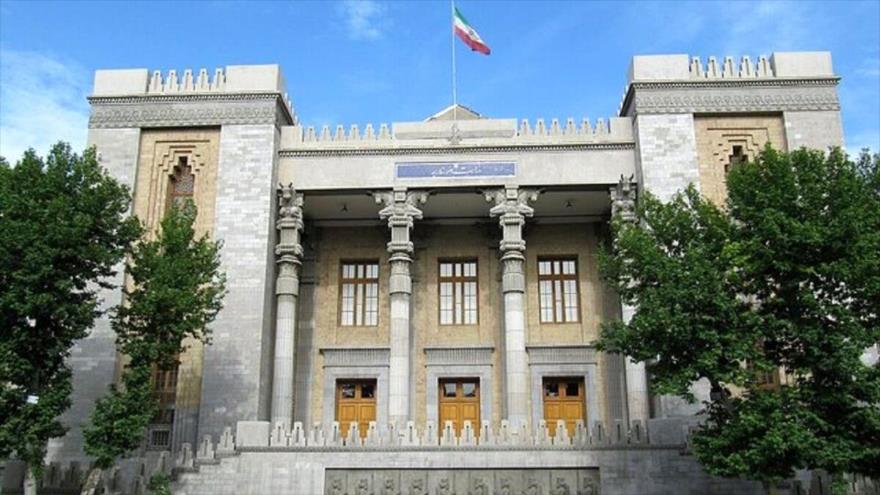 Edificio del Ministerio de Asuntos Exteriores de Irán, Teherán, la capital.