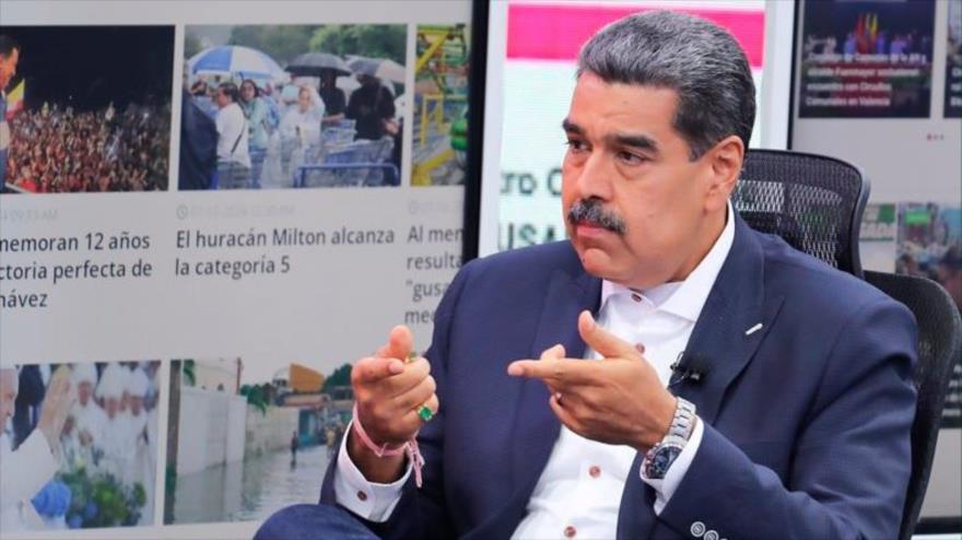 El presidente de Venezuela, Nicolás Maduro, su programa Con Maduro +, 7 de octubre de 2024.
