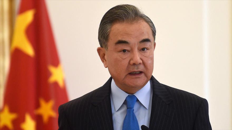 El canciller chino, Wang Yi.