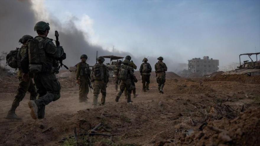 Soldados del ejército israelí en la Franja de Gaza.