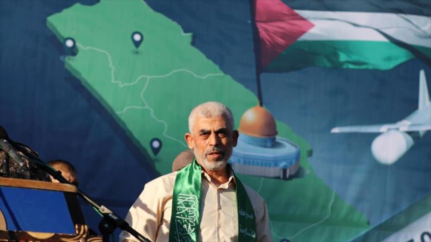 El líder del Buró Político del Movimiento de Resistencia Islámica de Palestina (HAMAS), Yahya Sinwar.