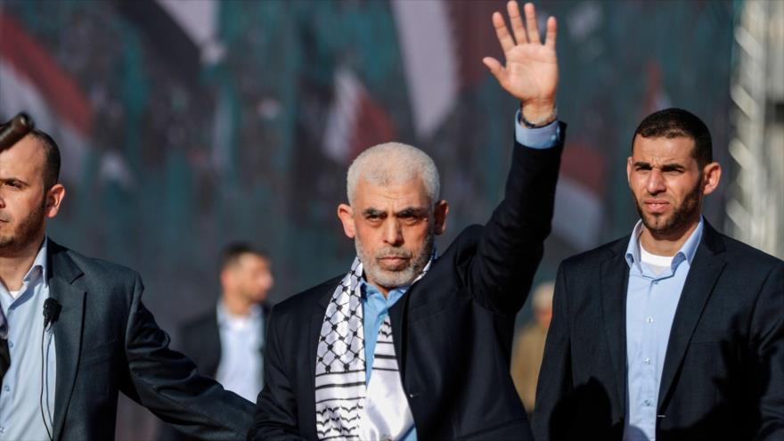 El líder del movimiento palestino HAMAS, Yahya Sinwar.