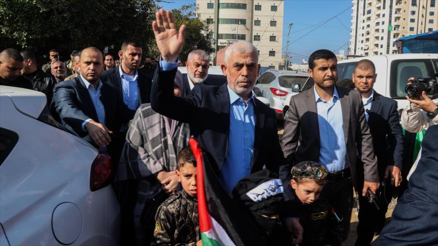 El líder del Buró Político del Movimiento de Resistencia Islámica de Palestina (HAMAS), Yahya Sinwar.
