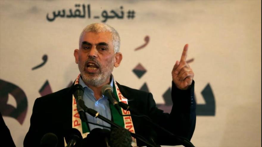 El jefe del Buró Político del Movimiento de Resistencia Islámica de Palestina (HAMAS), Yahya Sinwar. 