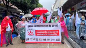 Conmemoran el día de la Revolución de Octubre en Guatemala