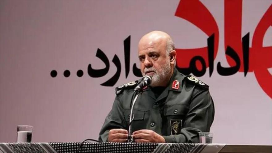 El comandante adjunto de coordinación de la Fuerza Quds, del CGRI de Irán, Iraj Masjedi.
