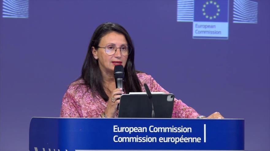 Nabila Massrali, portavoz del Servicio Europeo de Acción Exterior de la UE.