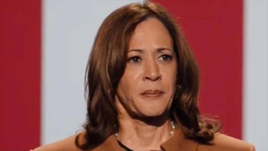 La vicepresidenta estadounidense Kamala Harris, durante un mitin de campaña en Michigan, 27 de octubre de 2024.