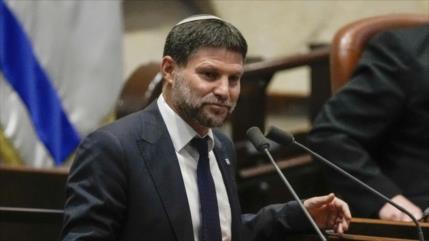 Ministro israelí Smotrich pide “anexión” total de Cisjordania y Gaza