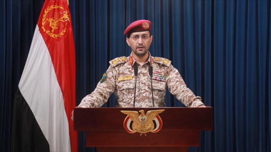 El portavoz del Ejército yemení, el teniente general Yahya Sari, 29 octubre de 2024.
