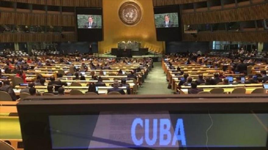 Cuba en la Asamblea General de Naciones Unidas, 30 octubre de 2024. (Foto: CubaMINREX)