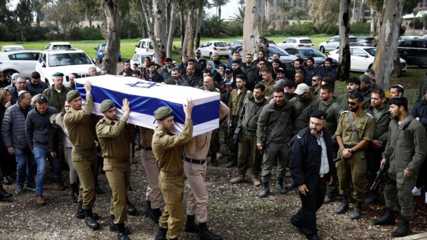 Funeral por un soldado israelí fallecido en la guerra en Gaza. (Foto: REUTERS)