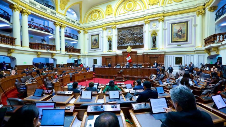 Una sesión del Congreso de Perú.