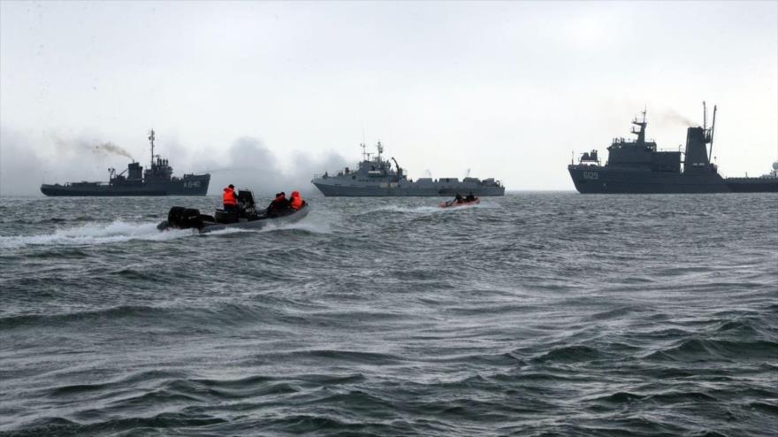  Las Armadas de la República Islámica de Irán y la República de Azerbaiyán han comenzado ejercicios conjuntos de rescate y ayuda en el mar Caspio.