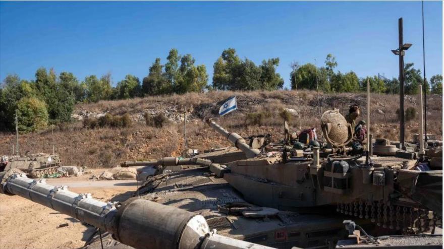 Tropas y carros de combate del ejército de Israel cerca de la frontera con El Líbano. (Foto: Europa Press)