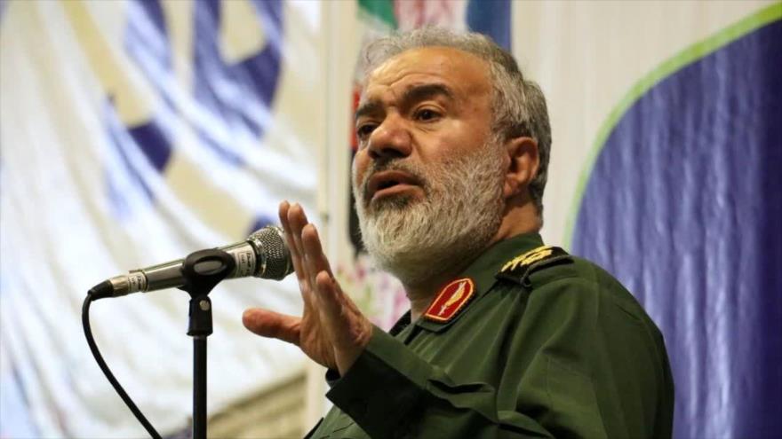 El jefe adjunto del Cuerpo de Guardianes de la Revolución Islámica (CGRI) de Irán, el general de brigada Ali Fadavi.