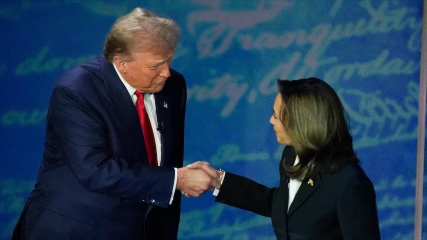 Los candidatos a la Presidencia de EEUU, el republicano Donald Trump, y la actual vicepresidenta del país, Kamala Harris.