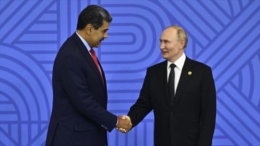 El presidente de Venezuela, Nicolás Maduro, junto a su homólogo de Rusia, Vladímir Putin. (foto: Getty Images)