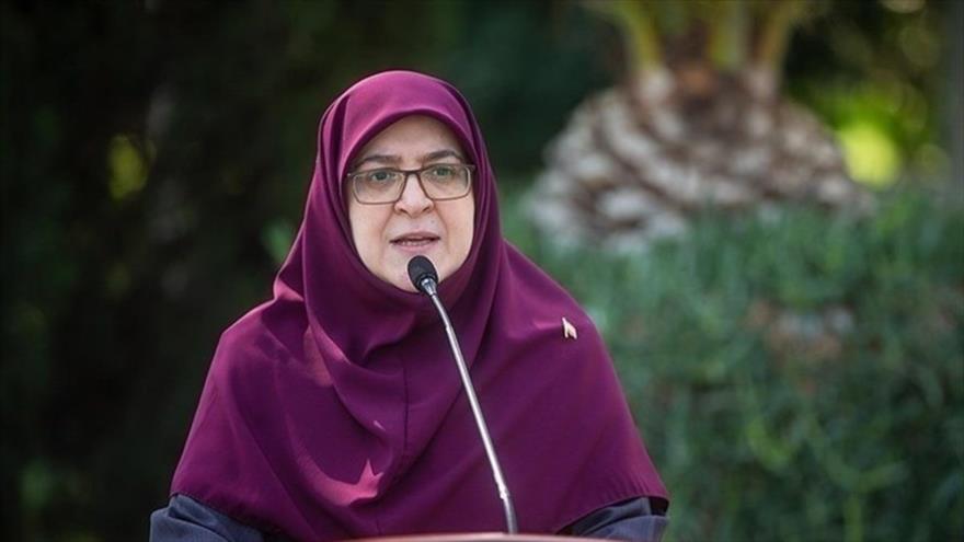 La portavoz del gobierno iraní, Fatemeh Mohayerani.