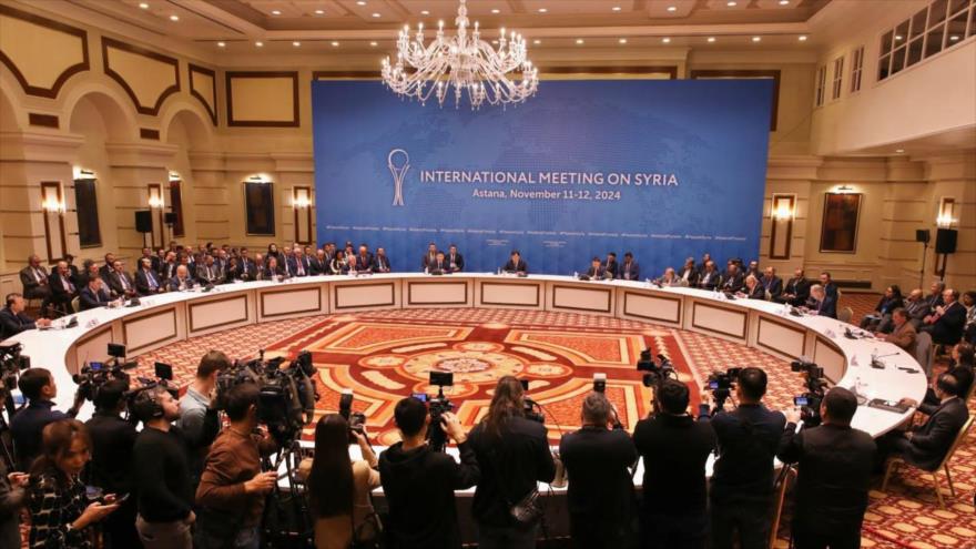 22.ª Reunión Internacional sobre Siria en el marco del Proceso de Astaná en la capital de Kazajistán, 11 noviembre de 2024.