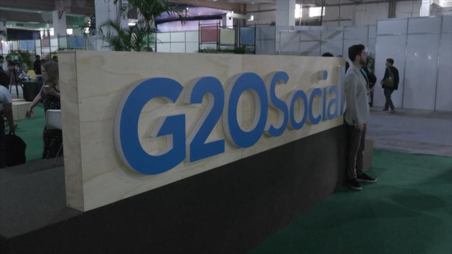 Brasil lanza cumbre social antes de reunión de G20 la próxima semana