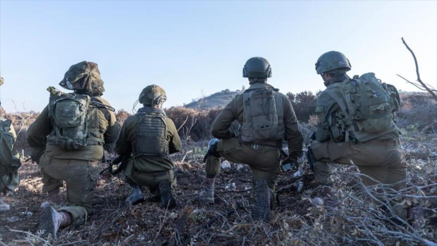 Soldados israelíes durante combates en el sur del Líbano, noviembre de 2024.