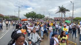 Marchas en Colombia recuerdan el estallido social de 2019