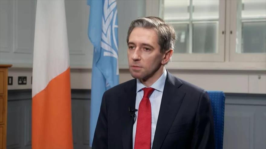 El primer ministro irlandés, Simon Harris. (foto: Euronews)