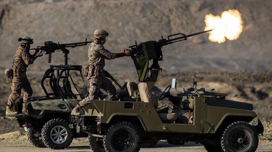 Fuerzas terrestres del Cuerpo de Guardianes de la Revolución Islámica de Irán en un ejercicio.