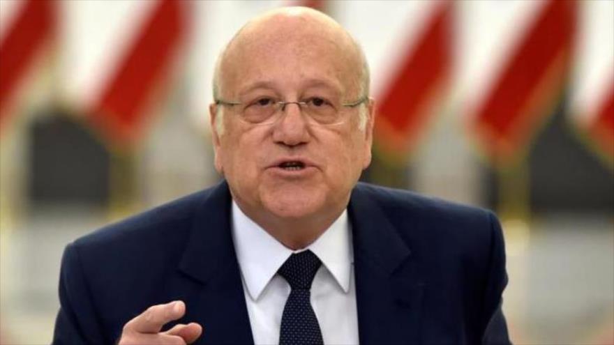 El primer ministro libanés, Najib Mikati. (Foto: EFE)