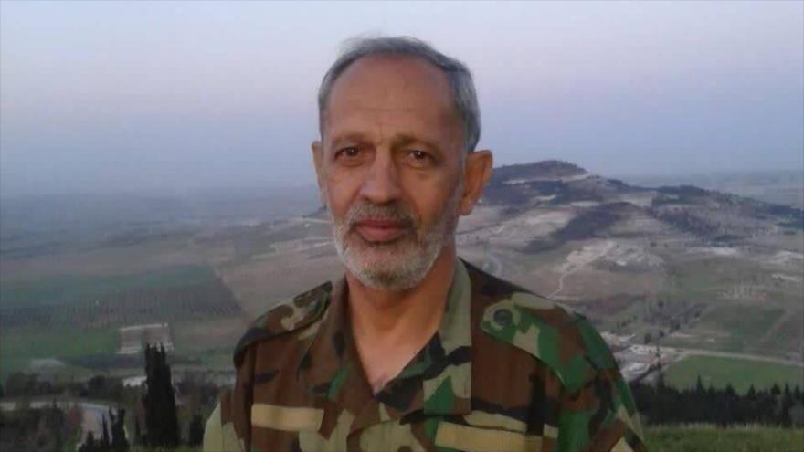 El general de brigada Kiumars Purhashemi, conocido como hach Hashem, asesinado en ataque de los takfiríes en Alepo, 27 de noviembre de 2024.