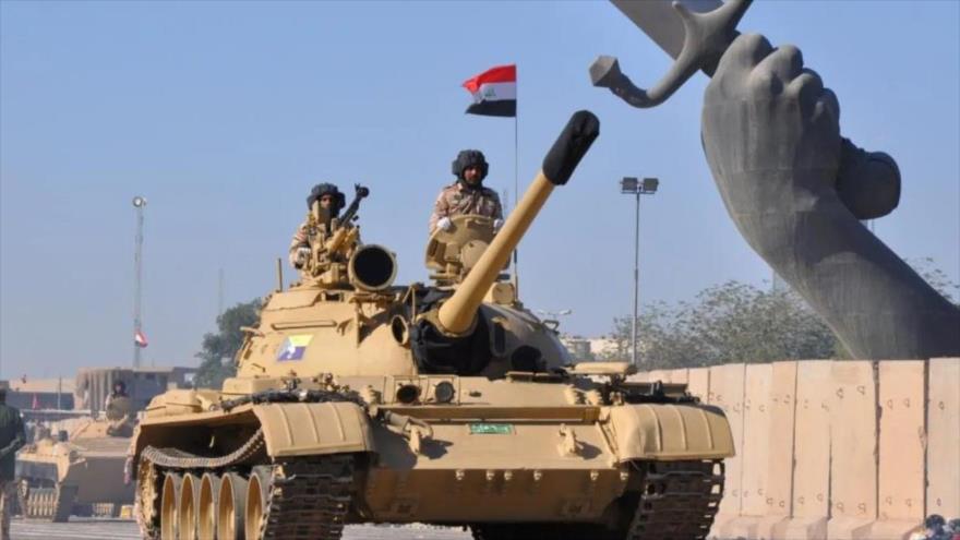 Tanques del Ejército iraquí se ven durante un desfile militar en Bagdad, la capital, 10 de diciembre de 2017. (Foto: Reuters)