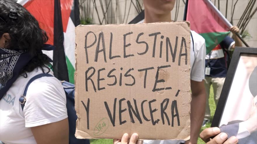 Movimientos sociales de Panamá manifiestan solidaridad con Palestina